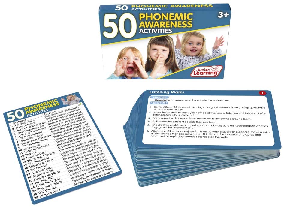 Junior Learning 50 Phonemic Awareness Activities, White - Image 3