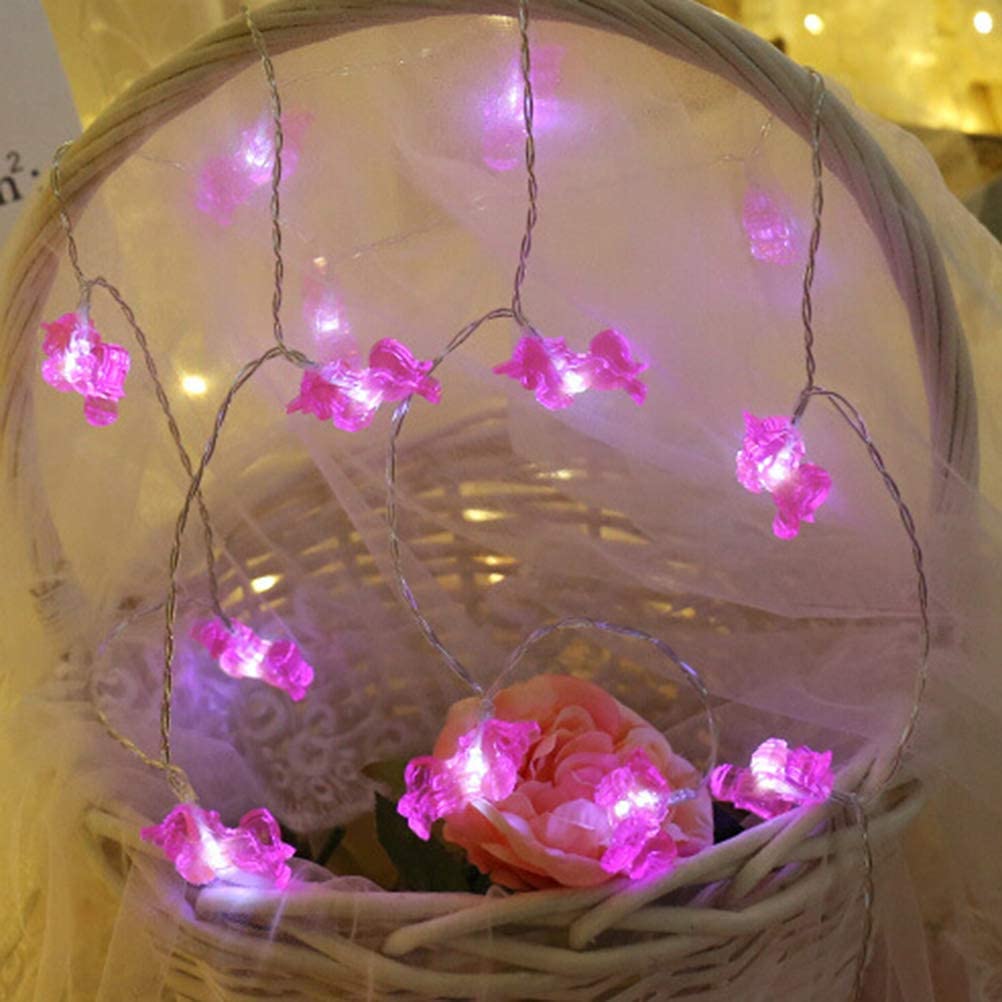 OSALADI LED Unicorn String Lights Lovely Cartoon Night Light Decoration for Wedding Party Bedroom Birthday (Warm White, 3m 20 LEDs) - Image 4