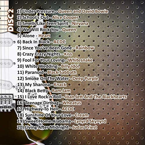 Mr Entertainer Big Karaoke Hits of Classic Rock - Double CD+G (CDG) Pack. 40 Top Rock Songs - Image 4