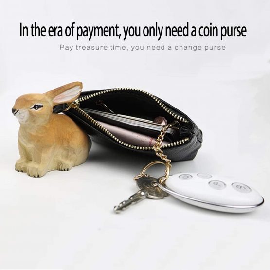 MYLB Mini Coin Purse Holder women's Wallet Leather Purses for Women, Kids Zipper Pouch with Key Ring - Image 3