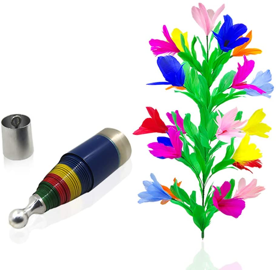 Enjoyer Vanishing Cane To Flower (21 flowers) Magic Tricks Metal Vanishing Cane Stage Flower Comedy Magician Props Classic Magic Illsuions - Image 2