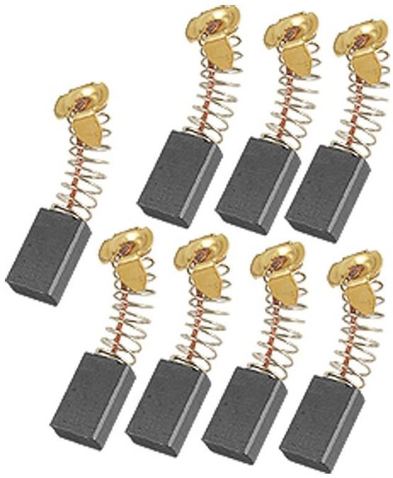 sourcingmap 8 Pcs 6mm x 10mm x 16mm Carbon Brush Replacement for CB-103