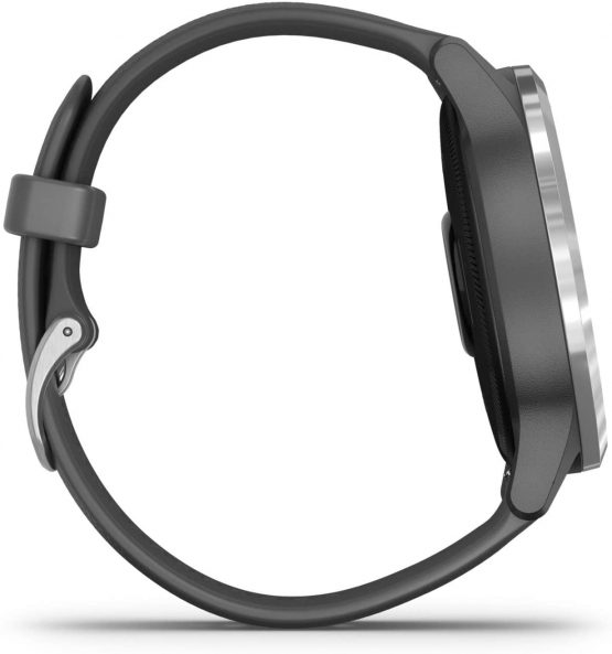 Garmin Vívoactive 4, GPS Smartwatch, Features Music, Body Energy Monitoring, Animated Workouts, Pulse Ox Sensors and More, Shadow Gray/Silver - Image 3