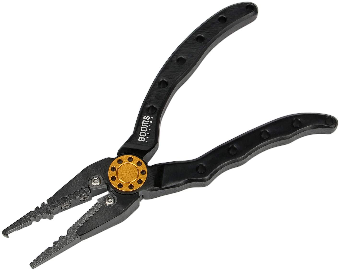 Booms Fishing MultiFishing Pliers Aluminum Bow Handle Tool,Hook