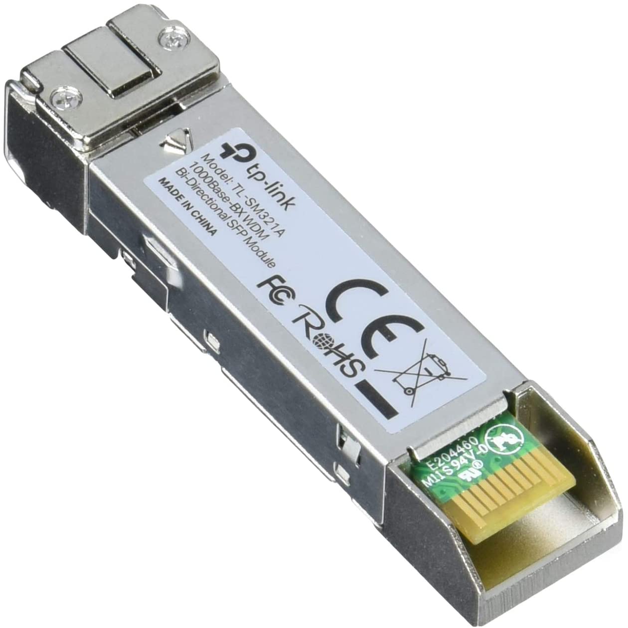 TP-Link SM321A Gigabit WDM Bi-Directional SFP Module, 1000Base-BX, Single-Mode LC Simplex, TX1550nm/RX1310nm, Up to 20km, DDM - Image 2