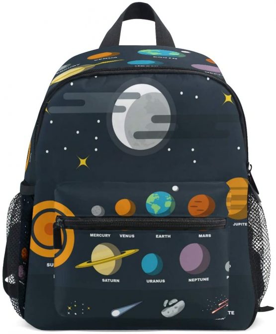 ISAOA Brown Horse Children's Backpack for Boys Girls,Kid's Schoolbag for Kindergarten Preschool Toddler Baby Nursery Travel Bag with Chest Clip