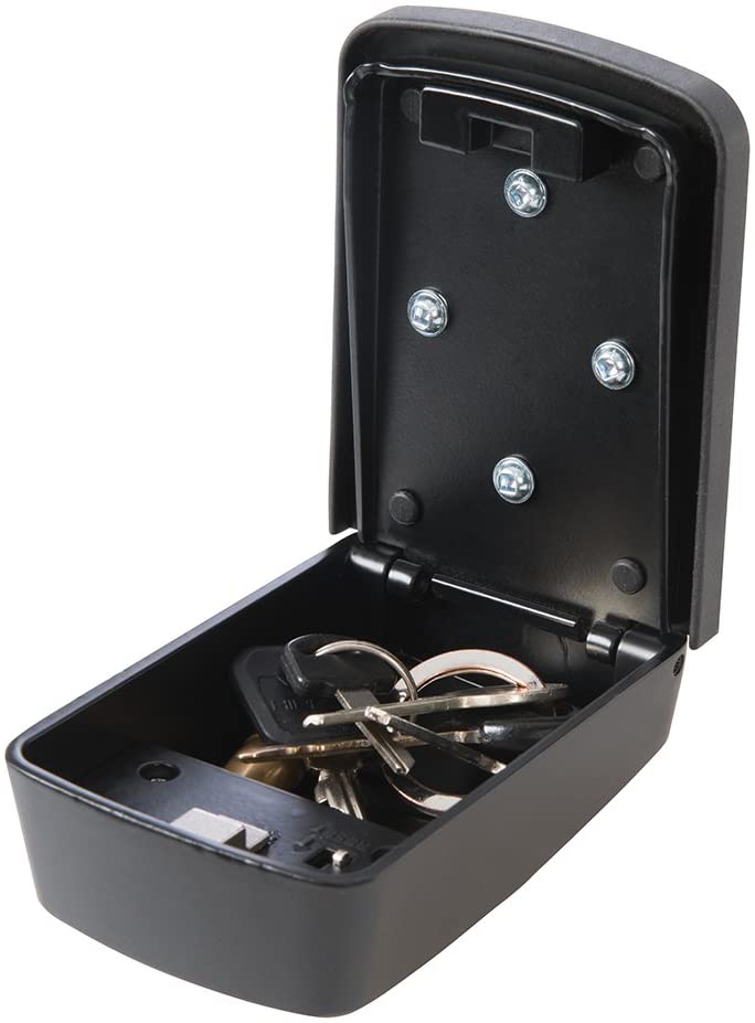 Silverline 309218 Key Safe Wall-Mounted, Black, 121 x 83 x 40 mm, Klein - Image 2