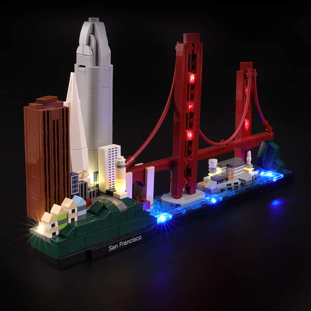 LIGHTAILING Light Set For (Architecture San Francisco) Building Blocks Model - Image 2