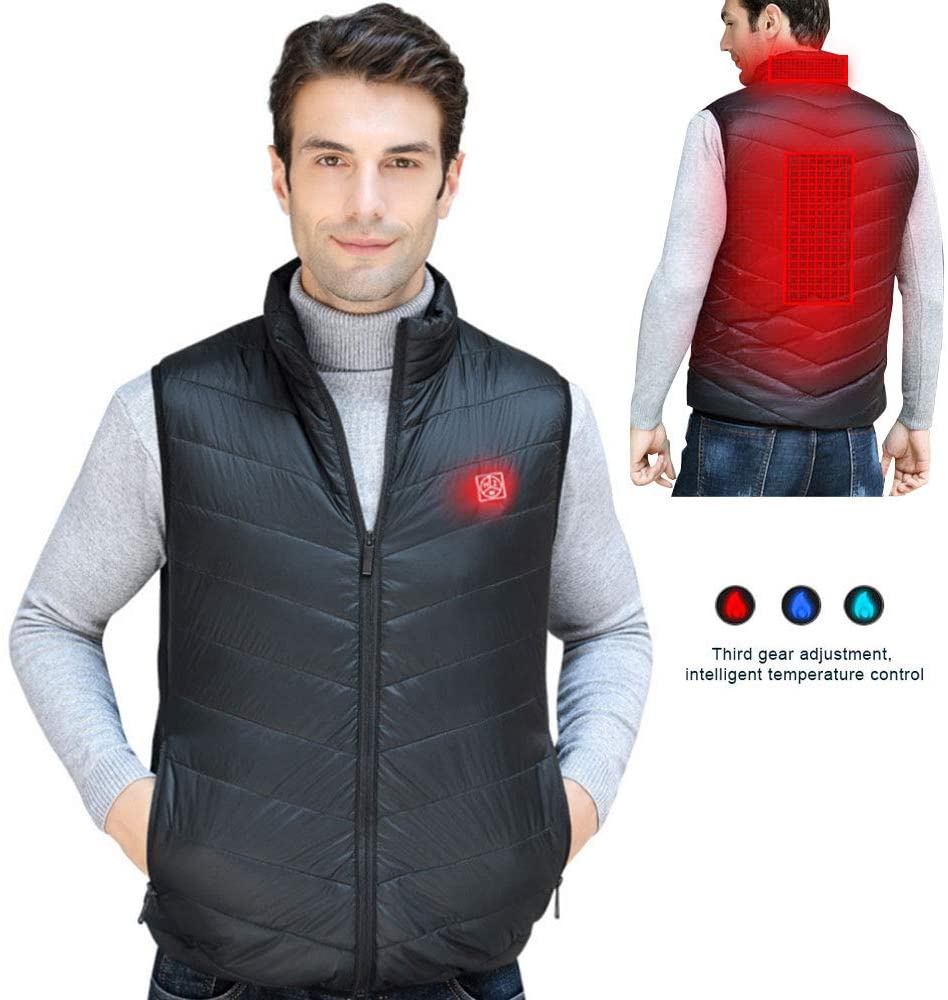 Hamkaw Electric Heated Vest, Men & Women Washable Heated Vest, 5V USB ...