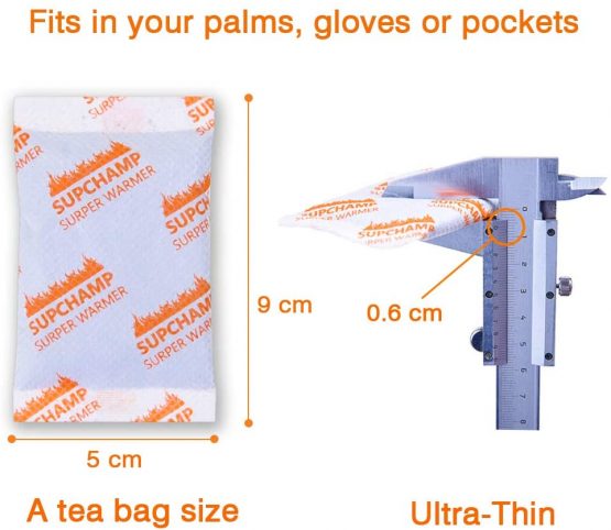 Supchamp Hand Warmers - 12 or 24 PCS Disposable Pocket Hand Warmer - Handwarmers Up to 10 Hours of Heat - Hand Heat Pads - Image 3