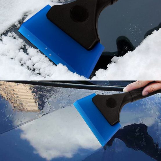 Ehdis Rubber Small Squeegee for Car, Window, Shower, Door, Glass, Squeegee Blades, Window Squeegee, Shower Squeegee - 5 inch, Blue - Image 2