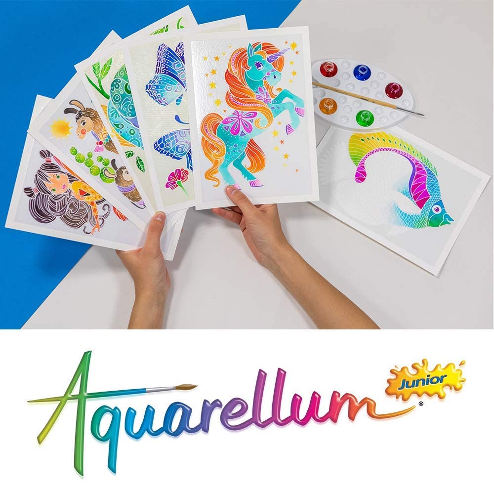 Sentosphère 3900672 "Aquarellum Junior Fairies Painting Set, Pink, Purple, Green - Image 3
