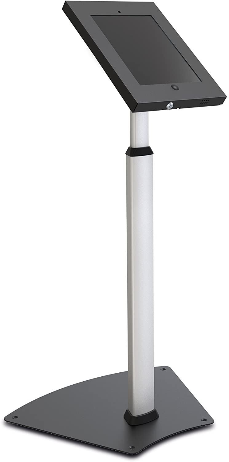 PureMounts PDS 5620 Tablet Stand for Apple iPad 2 to 4 and iPad Air – Black/Silver - Image 2