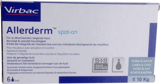 Allerderm Spot-On 6x 2ml - for Small Dogs and Cats