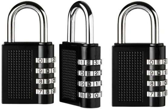 JZK 3 x Heavy Duty Code Lock 4 Digit Combination Security Padlock for School/Gym Locker, shed, Garden gate, Filing Cabinet, bin Store, Fence - Image 4
