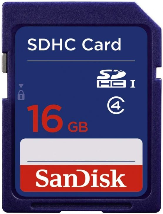 SanDisk SDSDB-016G-B35 16 GB SDHC Class 4 Memory Card - Blue (Label May Change)