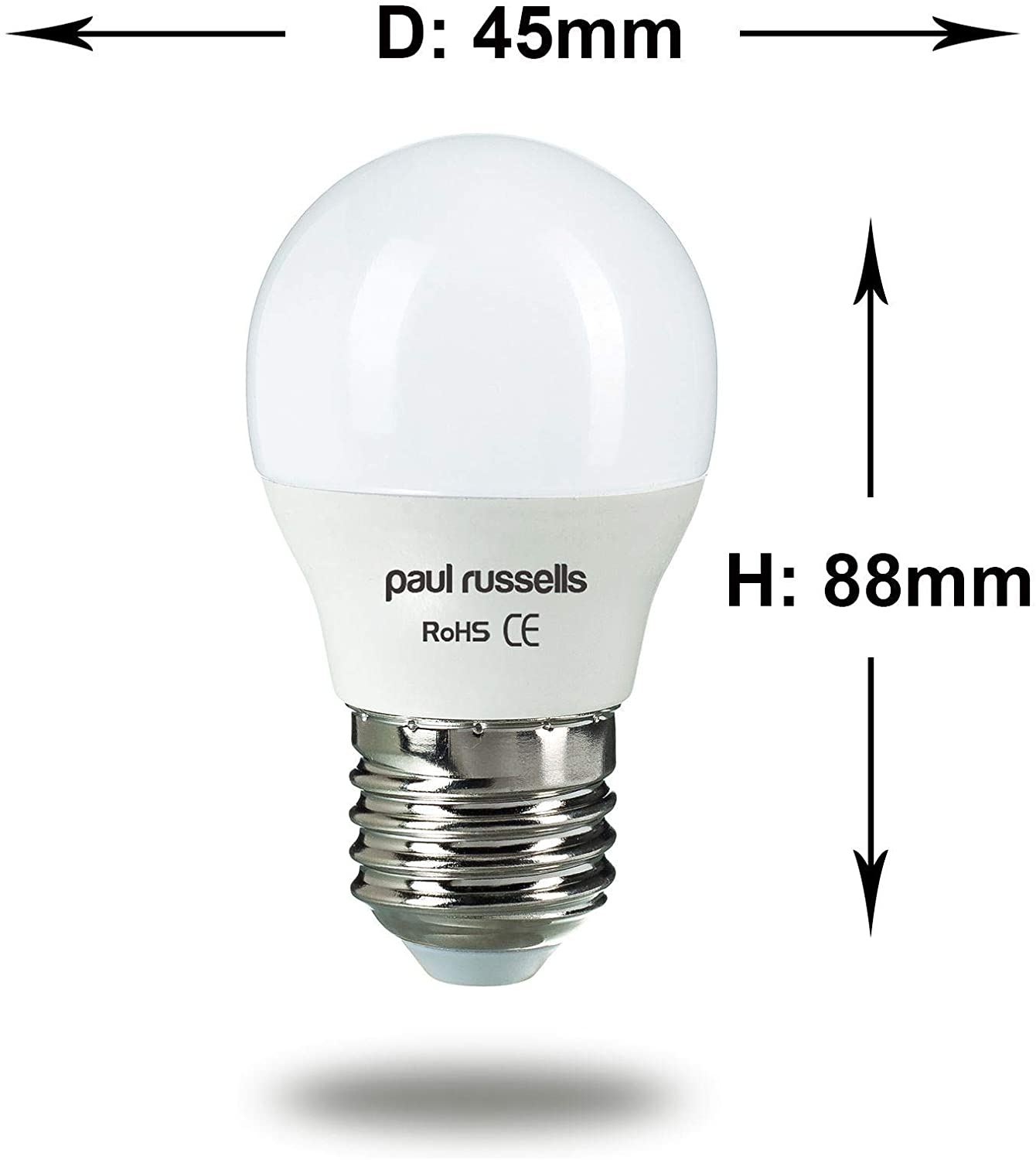 paul russells LED Light Edison Screw E27, 60w Equivalent, 6.5W 806 Lumens LED Bulbs, 6500K Bright Daylight - Image 3