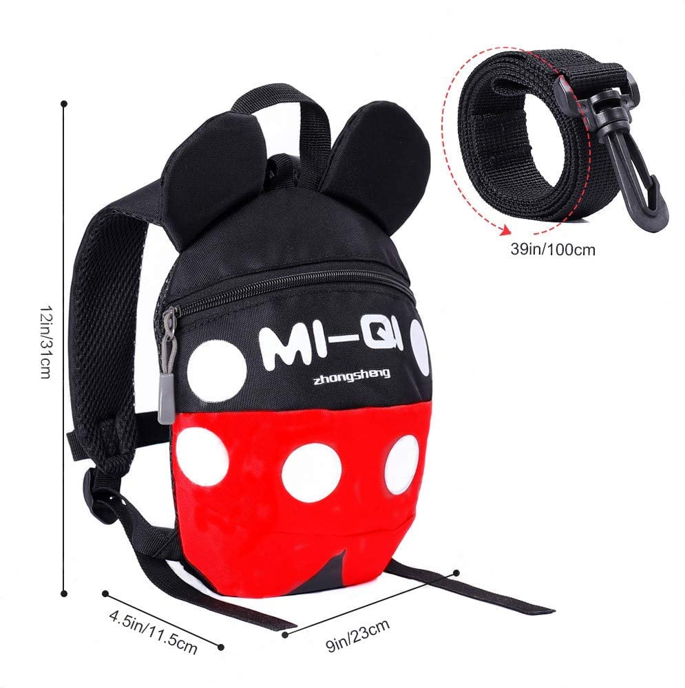 Zhongsheng Toddler Backpack with reins, Kid Anti-Lost Rucksack with Safety Harness - Image 3