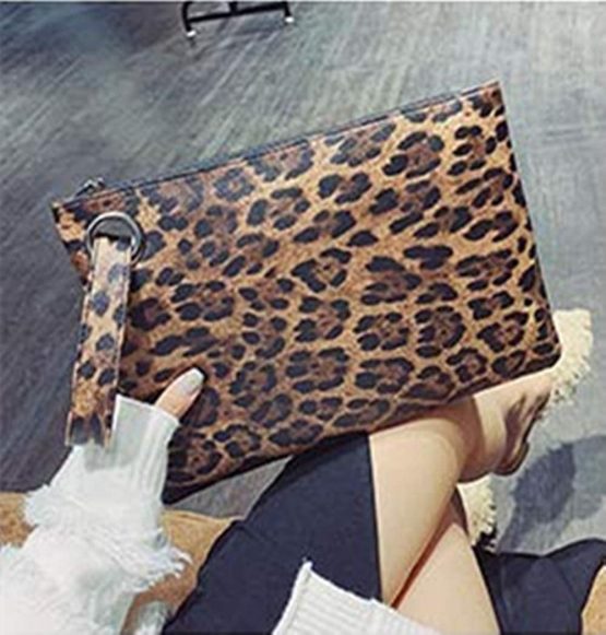 Tskybag Oversized Clutch Bag Purse, Womens Large Pu leather Evening Wristlet Handbag - Image 3