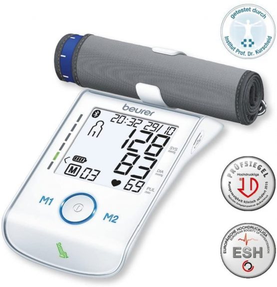 Beurer BM85 Upper Arm Blood Pressure Monitor with Bluetooth Smart and Health Manager - Image 4