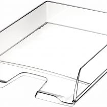 Centra 623635 Letter Tray for A4 Size Documents - Crystal Clear