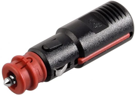 Hama | Universal Plug for Cigarette Lighter Socket – Red/Black - Image 2