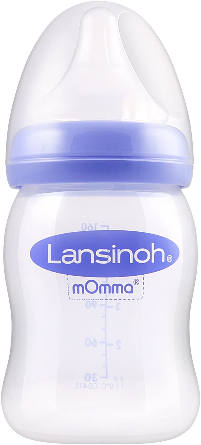 Lansinoh Momma Feeding Bottle with NaturalWave Teat (160 ml)