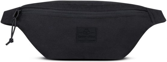 Bum Bag Women & Men Black - JOHNNY URBAN "Erik" Fanny Pack Made of Recycled PET Bottles for Festivals & Sports - Hipster Hip Bag Crossbody Bags Waist Pack Travel Carrier Water-Repellent