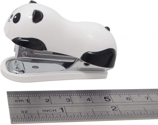Portable Mini Cute Panda Desktop Stapler Set with 1000PCS No.10 Staples for Office School Home or Travel Use - Image 2