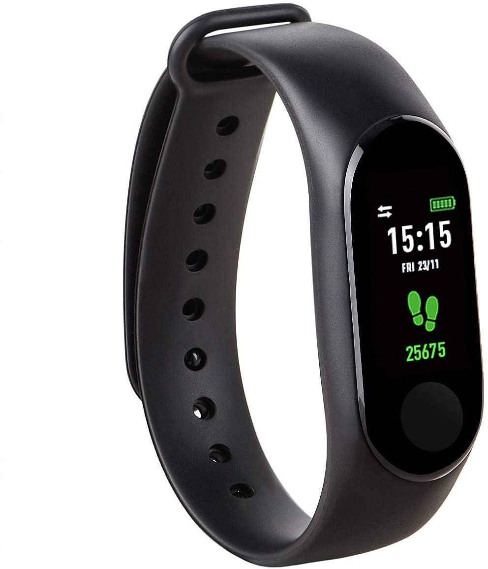 Kounga FitPro Tonic Activity Tracker with Heart Rate Monitor, Pedometer, Calories and Sleep Smart Band