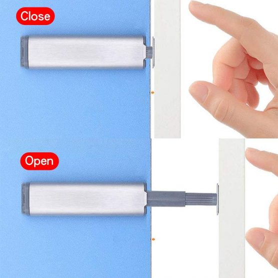Jiayi Push to Open Door Catches 10 Pack Cupboard Magnetic Push Catch Latch Release for Kitchen Closet Door Closing Cabinet Push Open Touch Push Close Drawer Opener Wardrobe Closure Closer - Image 3