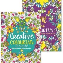 2 Quality Adult Colouring Books Colour Therapy Anti-Stress Books