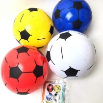 SHATCHI 1pcs-30pcs PVC Inflatable Footballs Outdoor Indoor Beach Ball Games Party Bag Fillers Kids Summer Toys 22cm UnInflated, Assorted, 5pcs