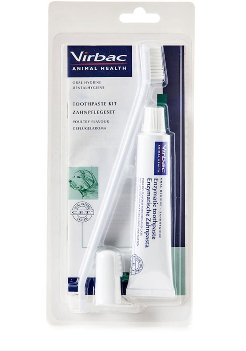 Toothpaste Kit For Dogs, White, 2 Count (Pack of 1)