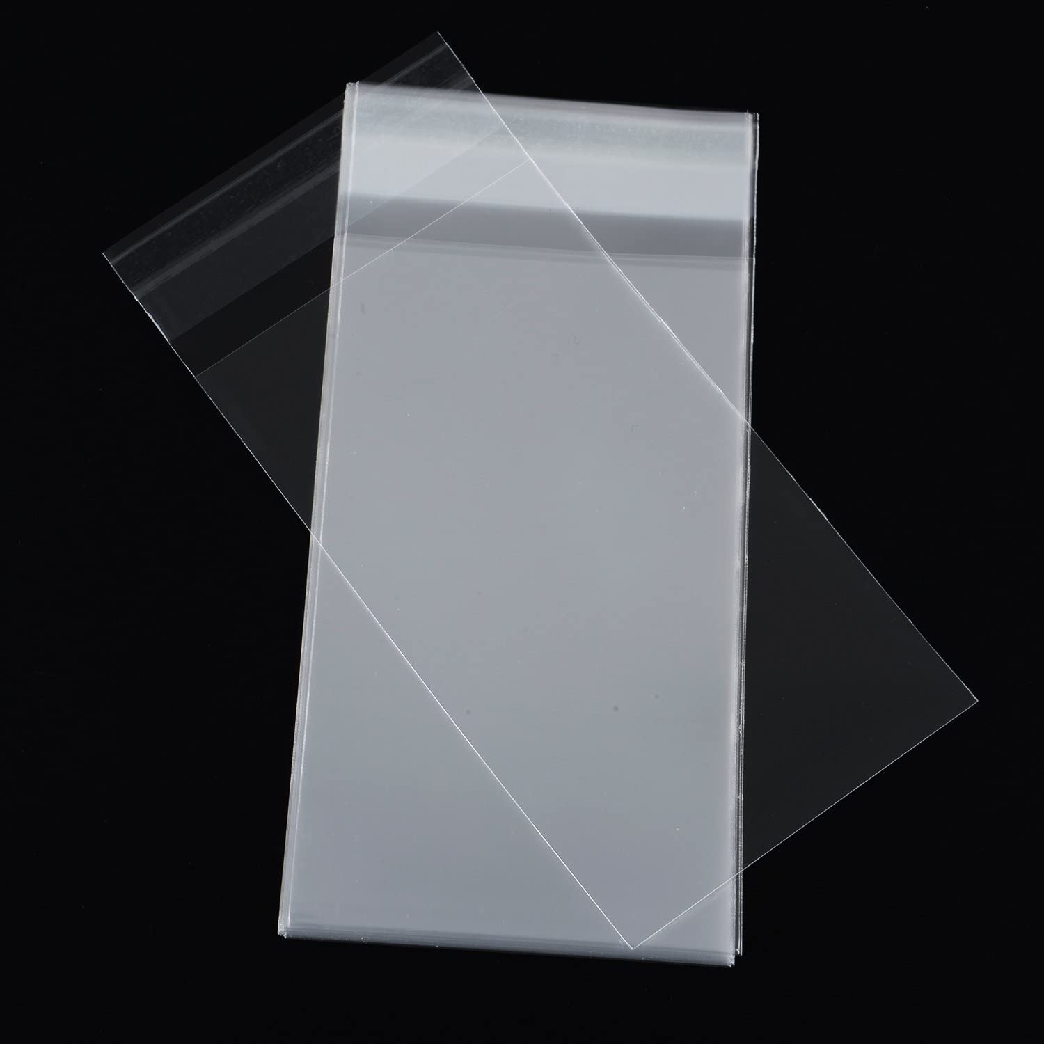 300 Clear Cellophane Bags - 3 x 5 Inches, Self-adhesive Sealing Treat Bags for Candy Soap, Cookies, Valentine Chocolates - Image 3