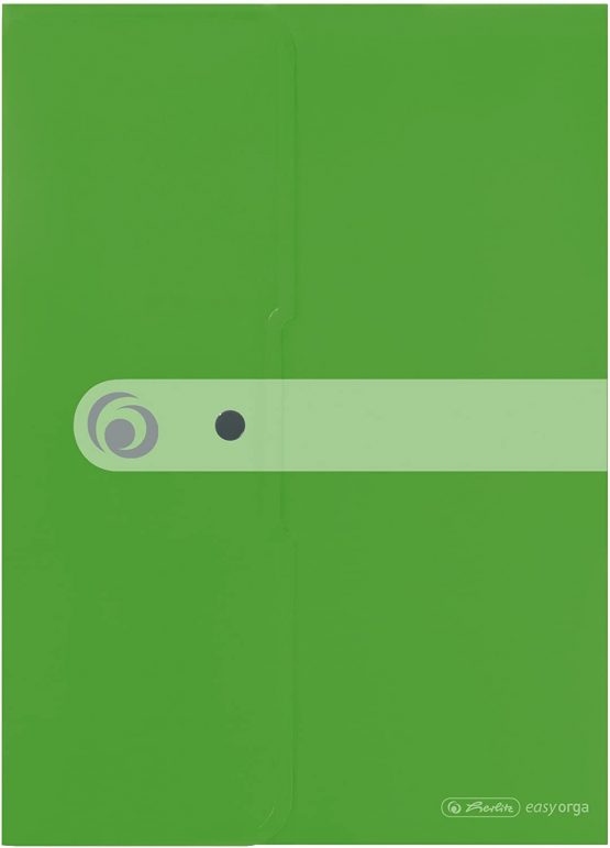 Herlitz Easy Orga To Go A4 PP Document Folder - Opaque Apple (Pack of 6)