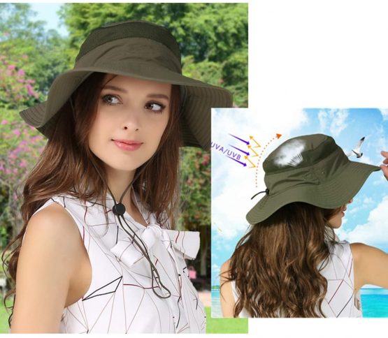 Croch Sun Hat for Men and Women UV Protection Breathable Fishing Hat for Hiking, Camping,Travel, Fishing 60CM - Image 3