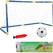 Football Goal Post Net With Pump Toy Indoor Outdoor Soccer Sport Games Mini Training Practice Set for Kids Children (Single)