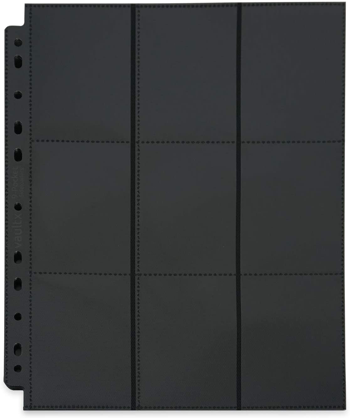 Vault X 9 Pocket Sideloading Pages for 3 Ring Binder, Double-Sided A4 Sideloaders, Storage for Collectible Card Games Sports - Image 2