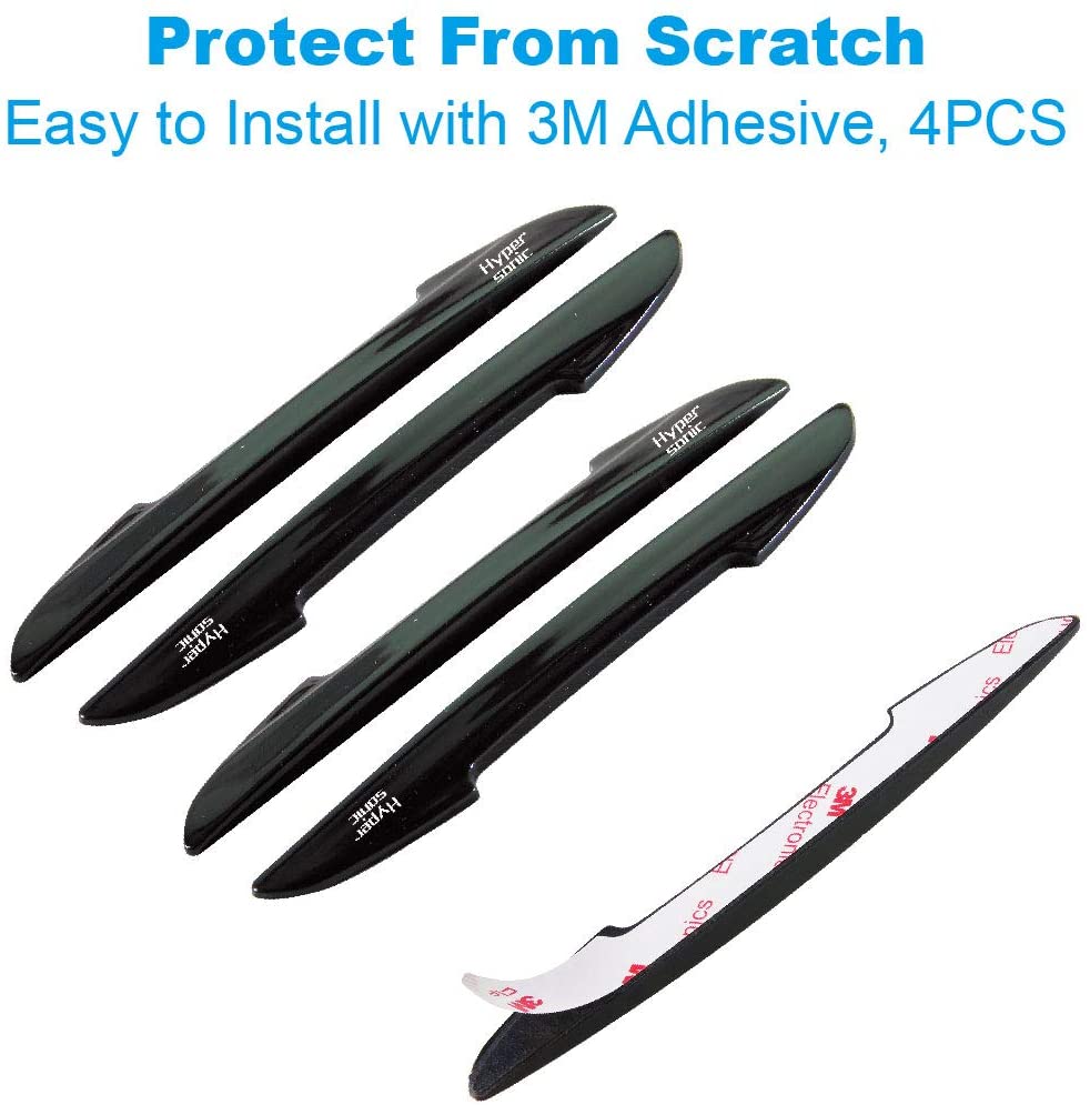Hypersonic Car Door Edge Protectors Plastic Door Guard Trim Molding