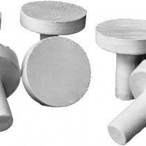 iQuatics Ceramic Marine Coral Frag Plugs 100% Pollution & Chemical Free, Large, Pack of 100