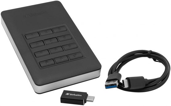 Verbatim 53403 2 TB Store 'n' Go Secure Portable HDD with Keypad Access - Black - Image 3
