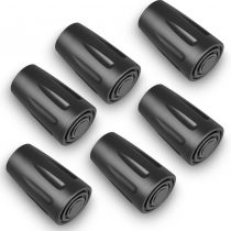 OTraki Walking Stick Caps 6 Pack Rubber Alpenstock Head Cover Replacement Rubber Tips End for Hiking Stick Walking Trekking Poles