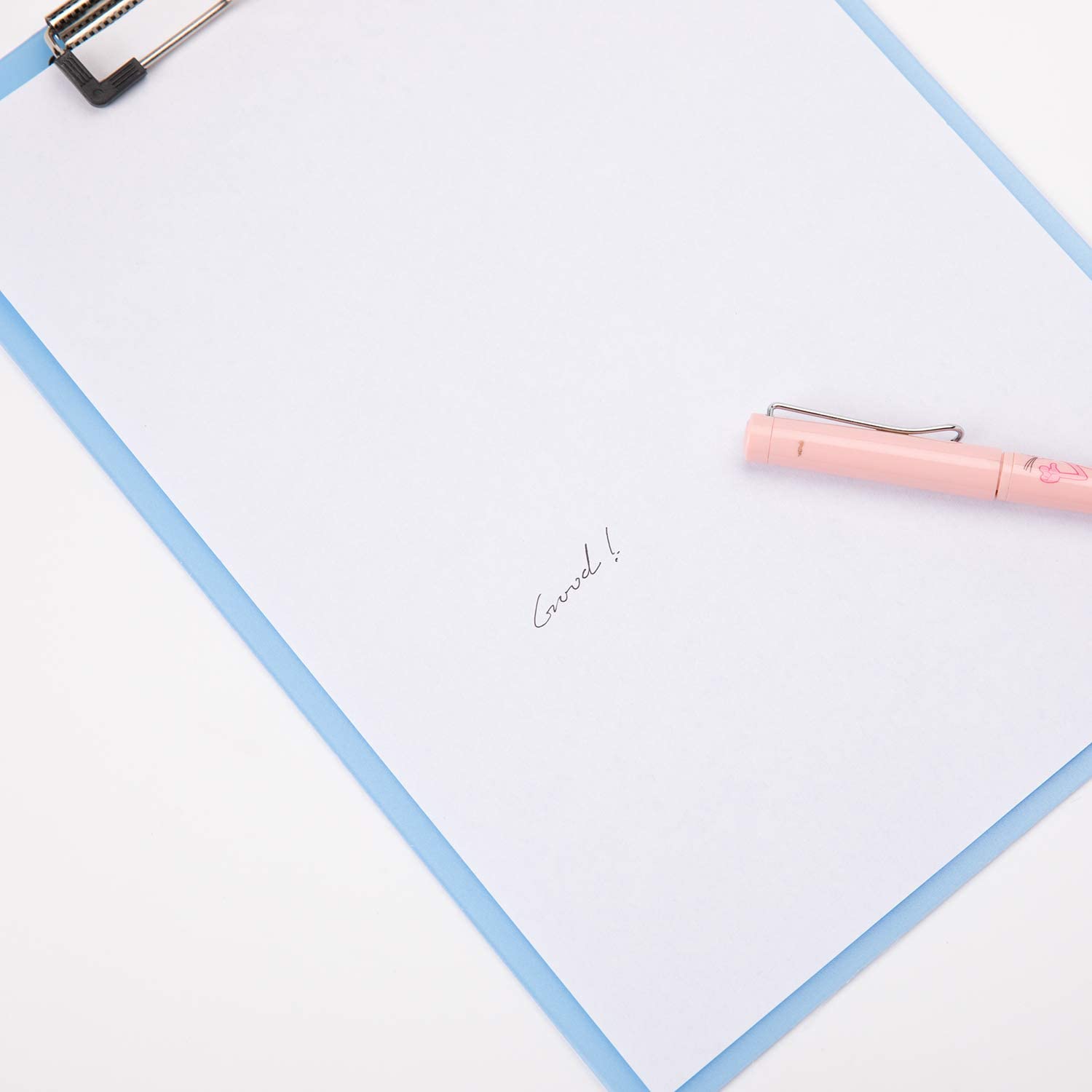4 Pack Plastic Transparent Clipboard, A4 Plastic Transparent Clipboards, 4 Colors(315 * 225MM), Blue/Pink/White/Green - Image 3