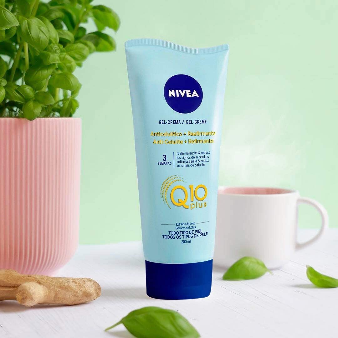 NIVEA Q10 Plus Anti-Cellulite and Firming Gel to Reduce Signs of Cellulite, Body Care, 1 x 200 ml, multicoloured, 200 ml (Paquete de 1) - Image 3