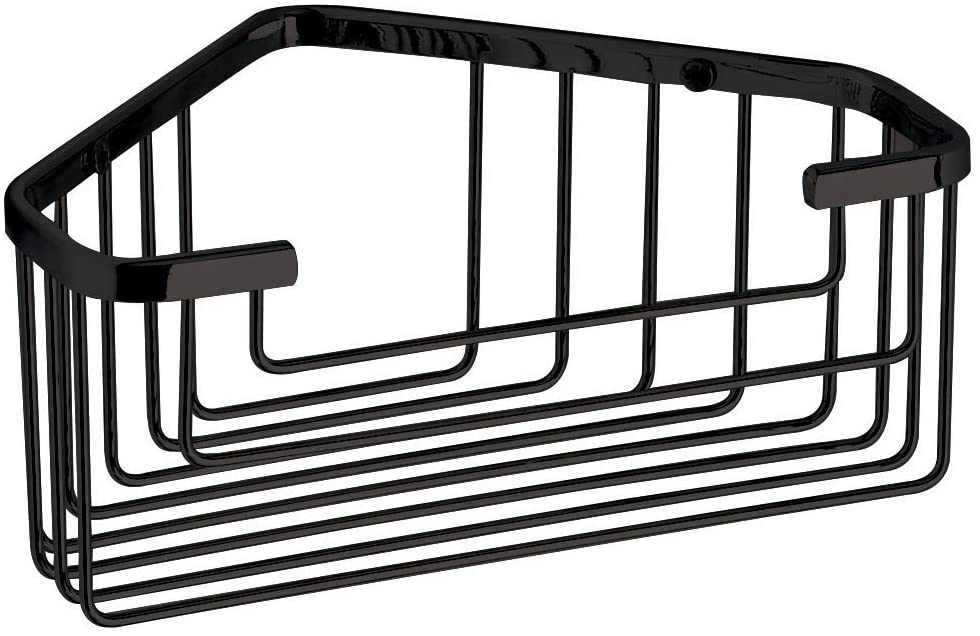 Gedy Bracket for Angle Objects Stainless Steel, Matte Black, Angular