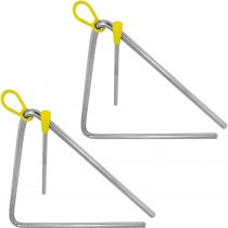 Tiger 8" Pack of Two Triangle Instrument with Beater