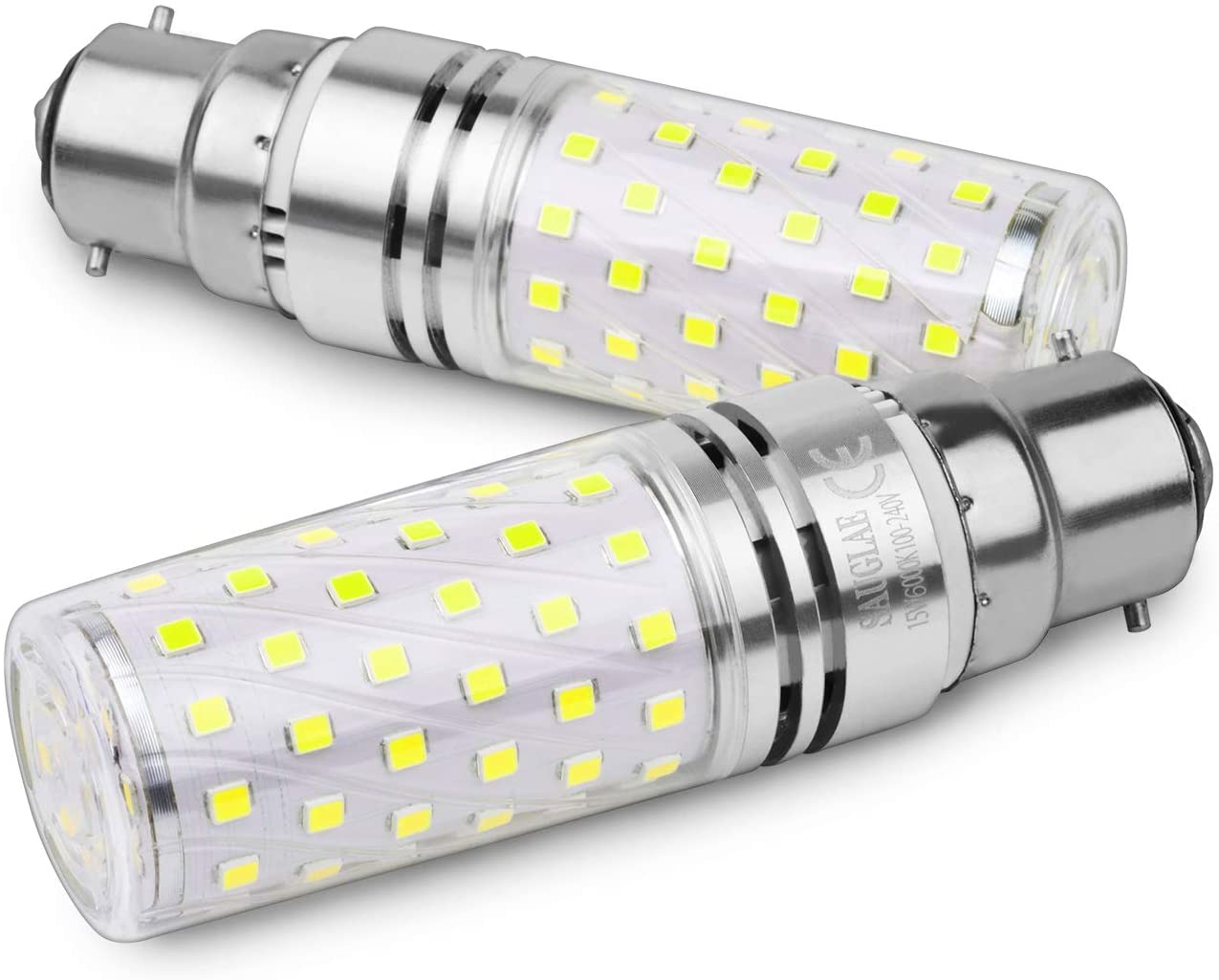 SAUGLAE Led Corn Bulbs 15W, 120W Incandescent Bulbs Equivalent, 6000K Daylight White, 1700Lm, B22 Bayonet Cap Led Light Bulbs - Image 3