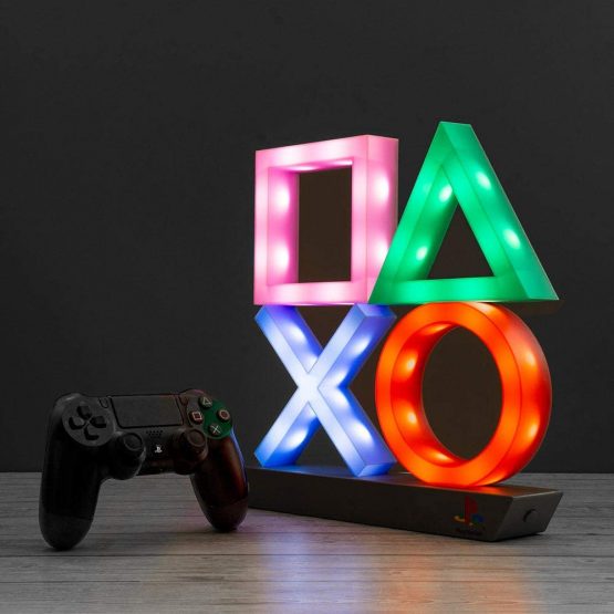 Paladone Playstation Icons XL | 3 Modes-Music Reactive Game Room Lighting | Eco-Friendly BDP Breakdown Plastic | Perfect for Home, Office and Bedrooms, 75 W, Multi-Colour - Image 2