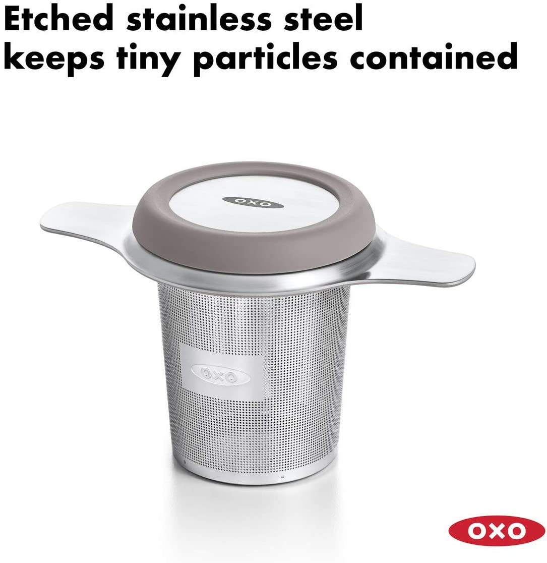 OXO Brew Tea Infuser Basket, Silver, 6 oz - Image 3
